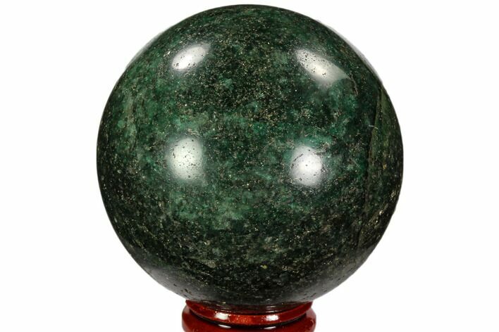 Polished Fuchsite Sphere - Madagascar #104241